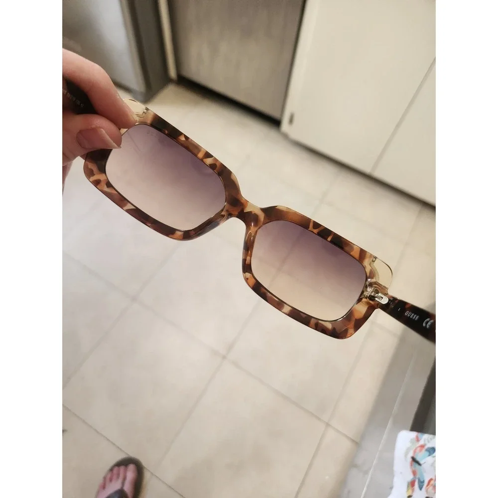 GUESS Women's Sunglasses GU7841 56B Shiny Havana Tortoise Brown Gradient 59mm